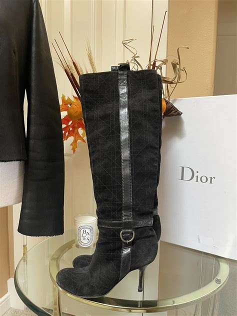 dior martin boots|Dior over the knee boots.